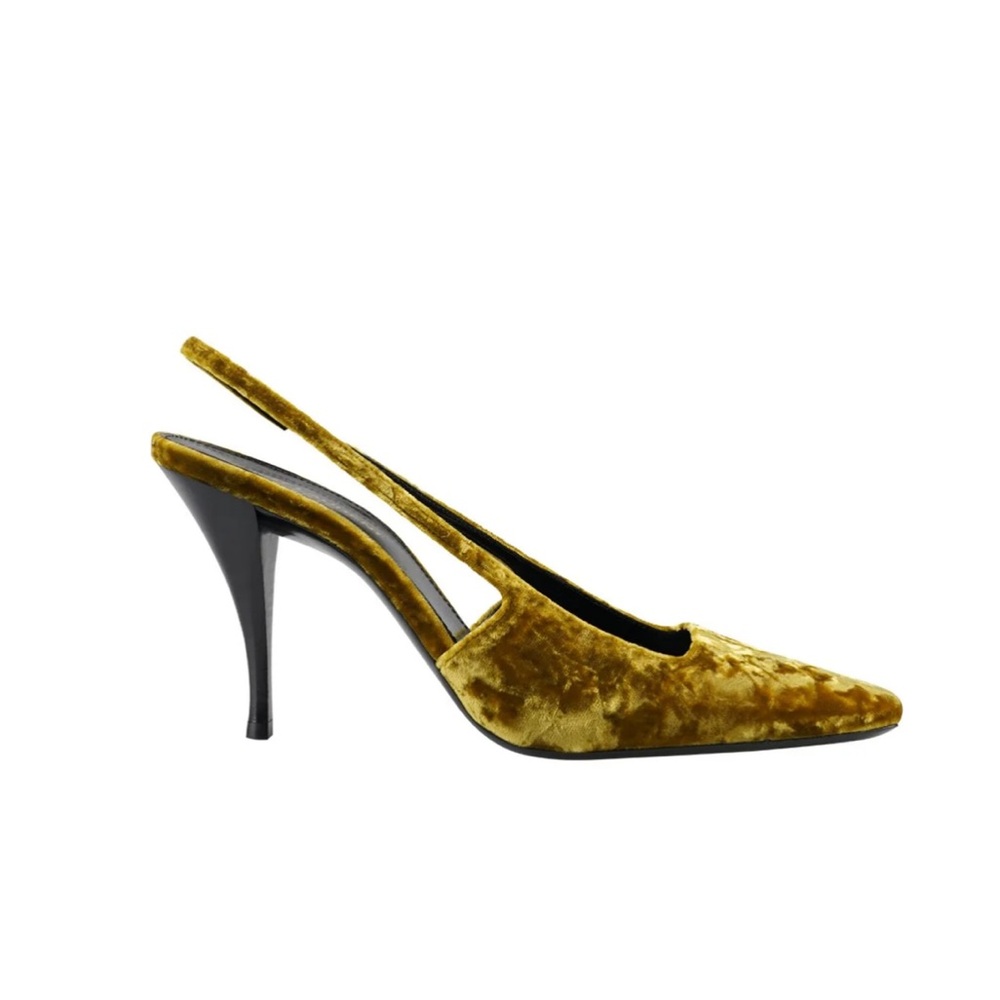 Saint Laurent Blade Slingback Pumps Size 40 NEW - Picture 3 of 4